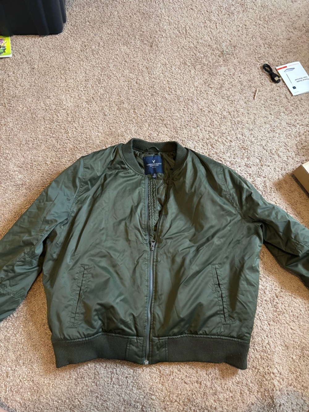 Oversized Bomber Jacket
